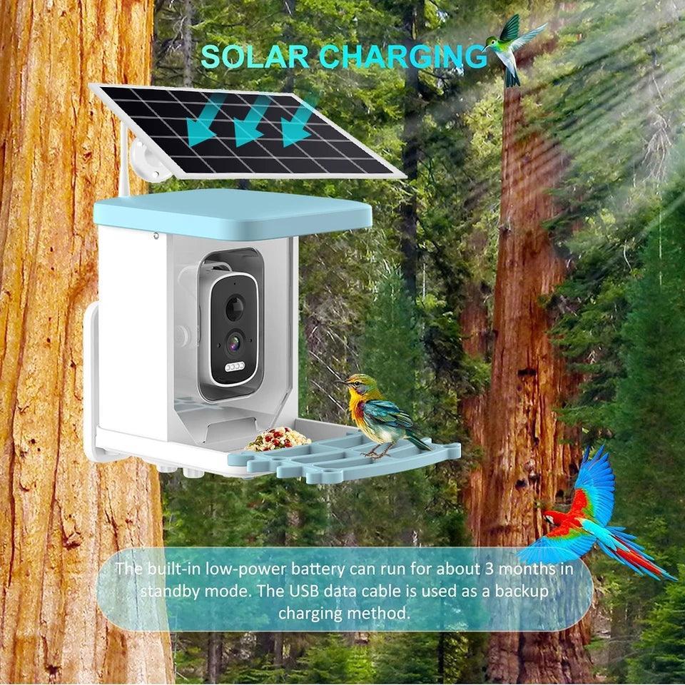 Sansco Solar Bird Feeder with Camera