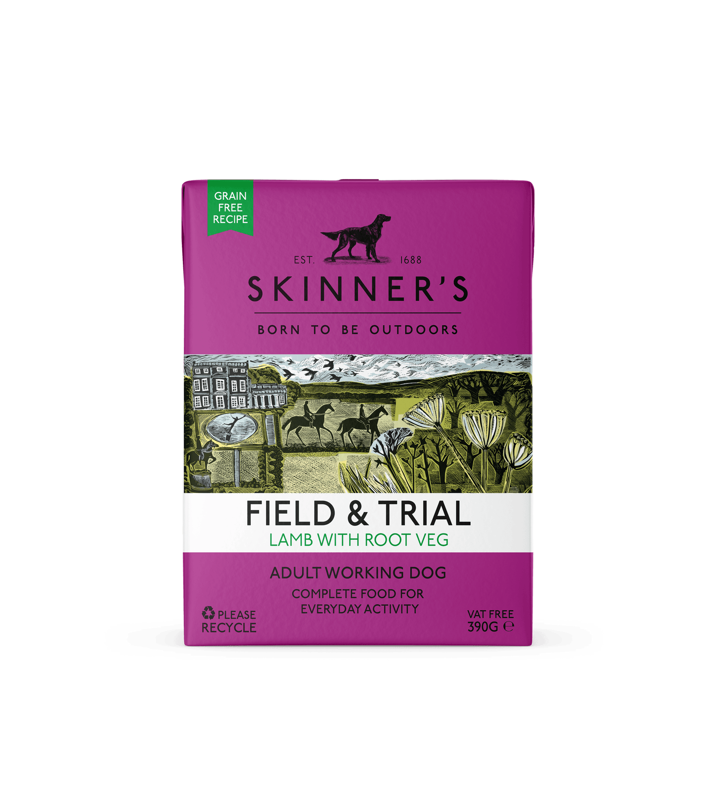 Skinners Field & Trial Adult Grain Free Lamb 18x390g