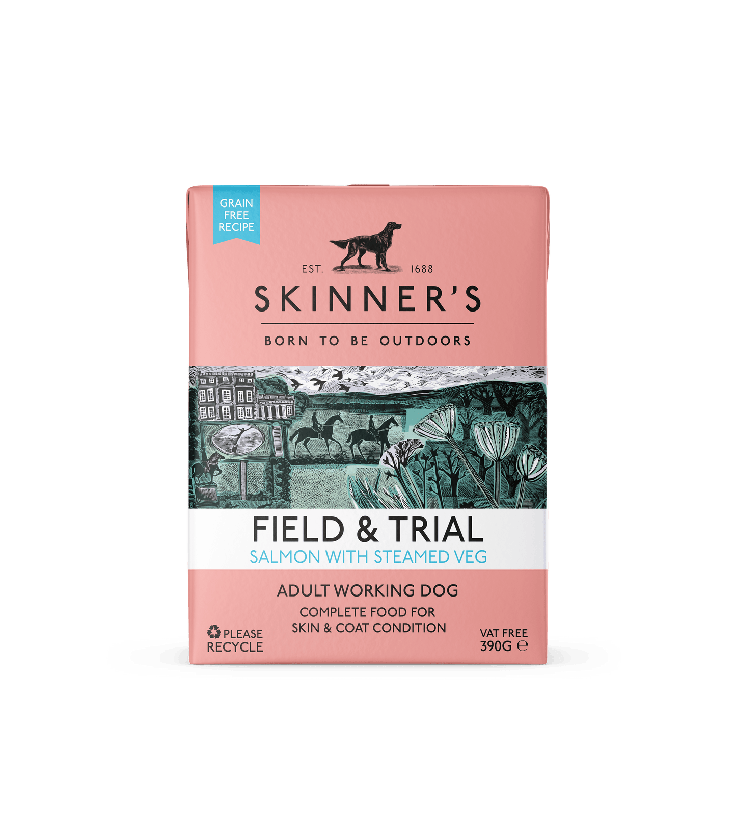 Skinners Field & Trial Adult Grain Free Salmon 18x390g