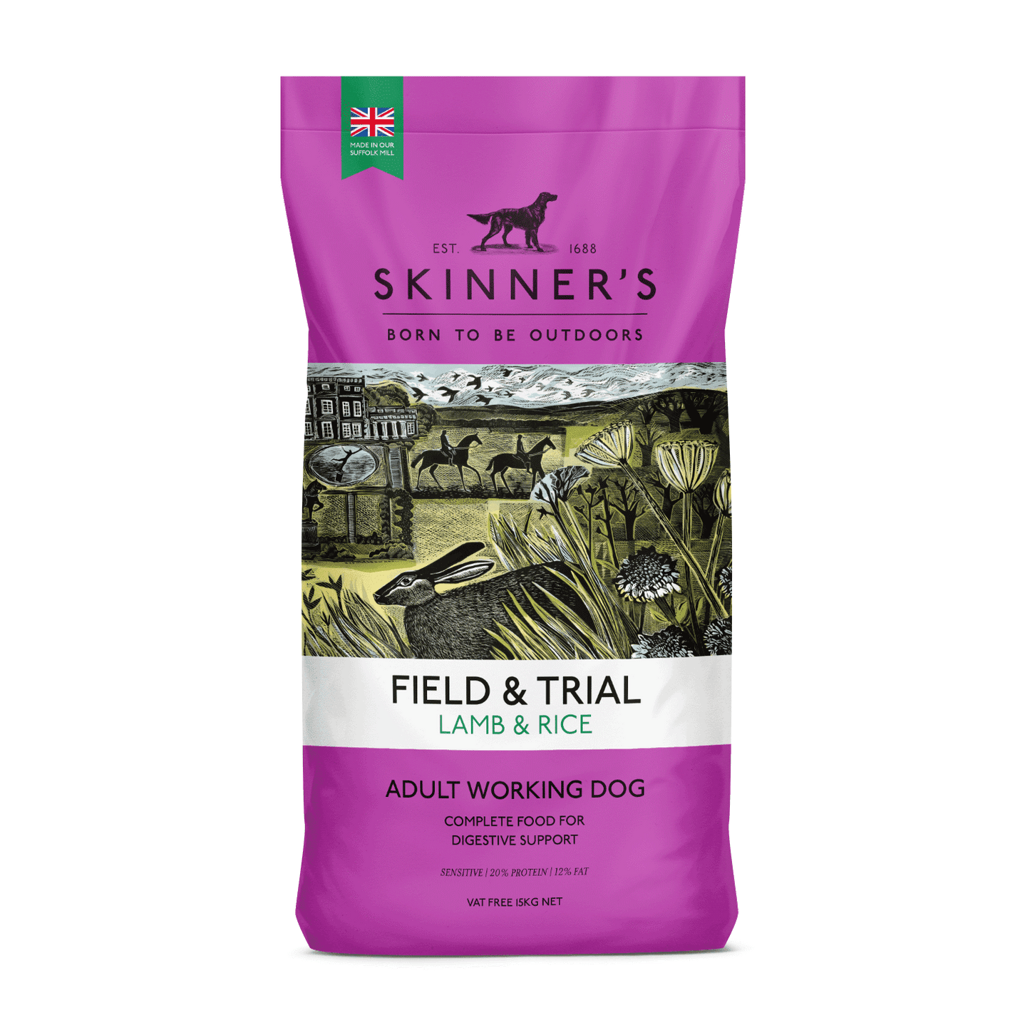 Skinners Field & Trial Adult Lamb & Rice 2.5kg