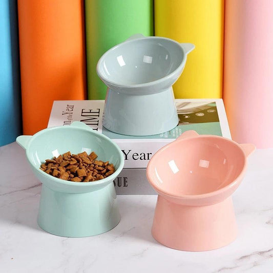 Small Cat High Neck Bowl