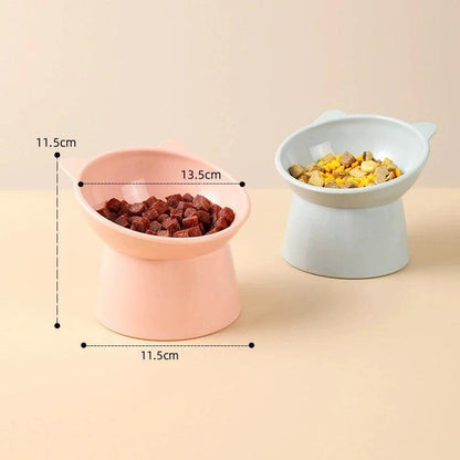 Small Cat High Neck Bowl