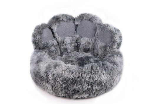 Snug & Cosy Anti Anxiety Paw Donut Grey