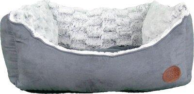 Snug & Cosy Novara Rectangular Charcoal Dog Bed
