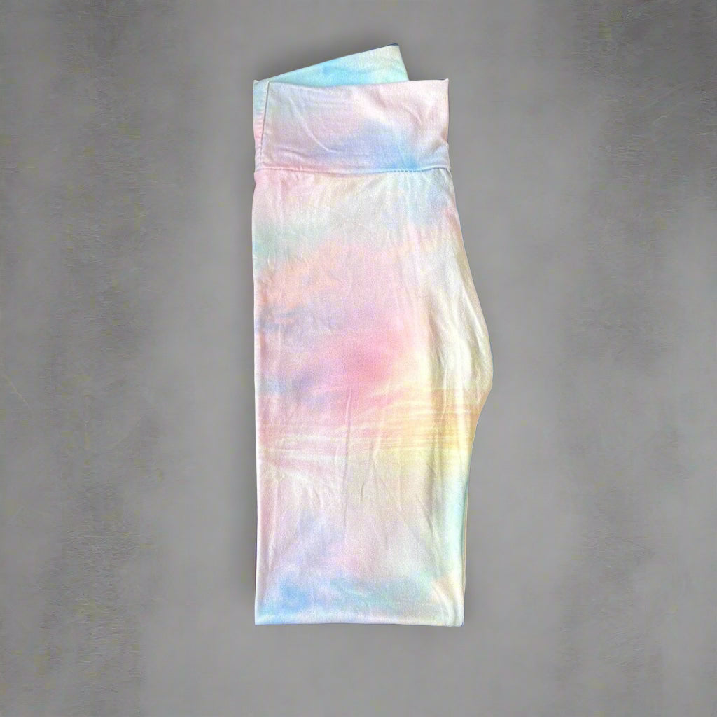 Sunset Pastels design leggings