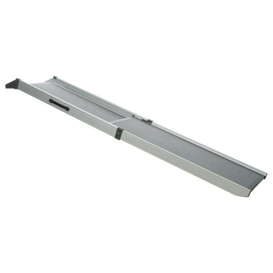 Trixie 2-Step Telescope Ramp, aluminium/sandpaper