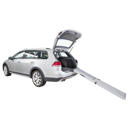 Trixie 2-Step Telescope Ramp, aluminium/sandpaper
