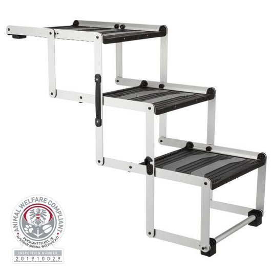 TRIXIE 3-step folding steps, aluminium/plastic/TPR