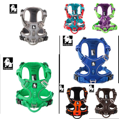 Truelove Pet Explosion-proof Dog Harness Camouflage Reflective Nylon Special Edition and Upgrade Version Easy to Adjust