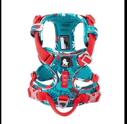 Truelove Pet Explosion-proof Dog Harness Camouflage Reflective Nylon Special Edition and Upgrade Version Easy to Adjust