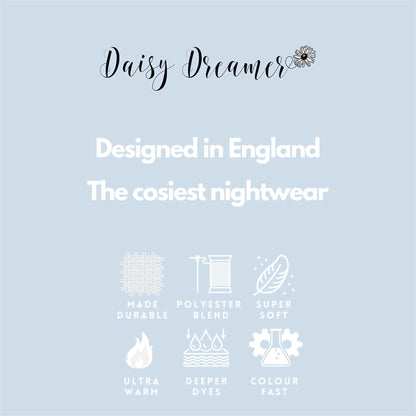 Ultra Soft Velvet Touch Women's Hooded Fleece Bathrobes Cozy Plush Snuggle Dressing Gowns for Lounging Spa Gym Hotel Multiple Sizes and Colors by Daisy Dreamer