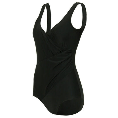 Plus Size Womens Ladies Tummy Control Monokini Bikini Swimming Costume Swimsuit