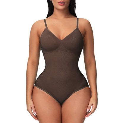 Women Trainer Tummy Control Firm Full Body Shaper Bodysuit Slimming Shapewear UK
