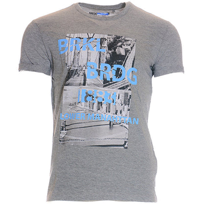 New Mens T Shirts Printed Cotton Short Sleeve Crew Neck Summer Beach Tees Top