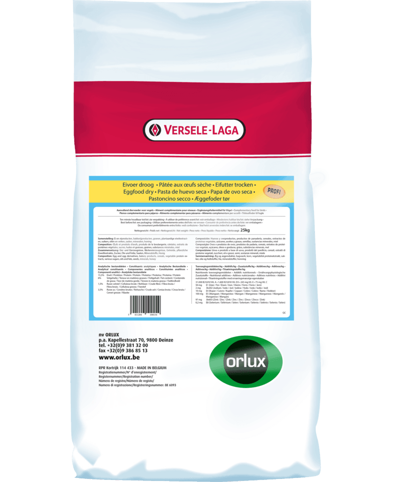 Versele Laga Eggfood Dry Yellow Pro
