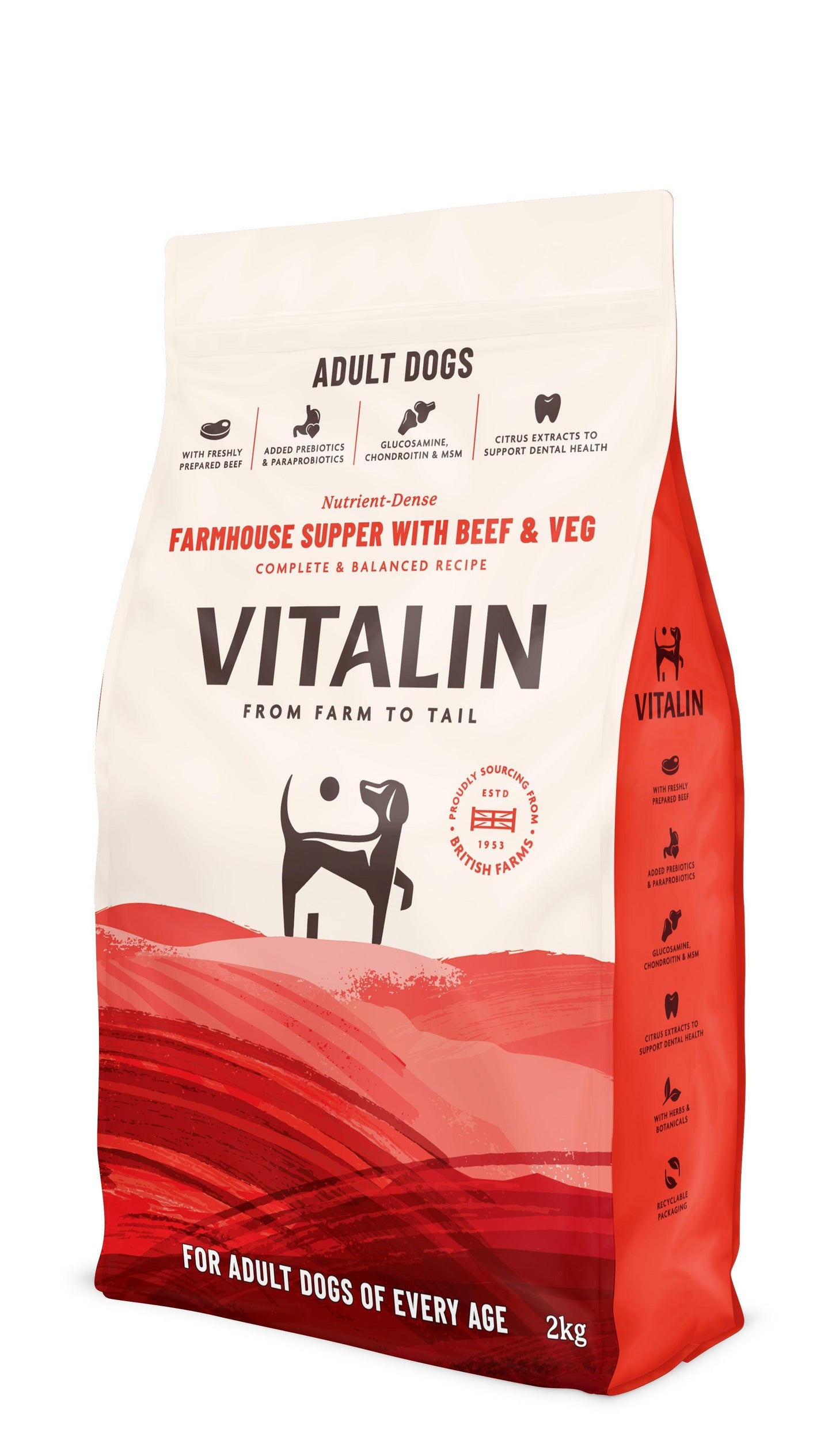 Vitalin Adult Farmhouse Beef 8kg