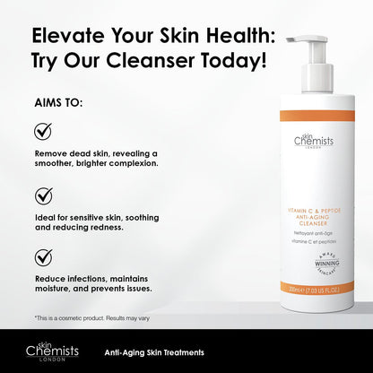 Vitamin C & Peptide Cleanser 200ml