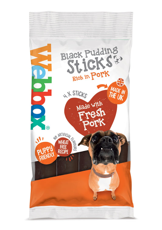 Webbox Black Pudding Sticks 4Pk