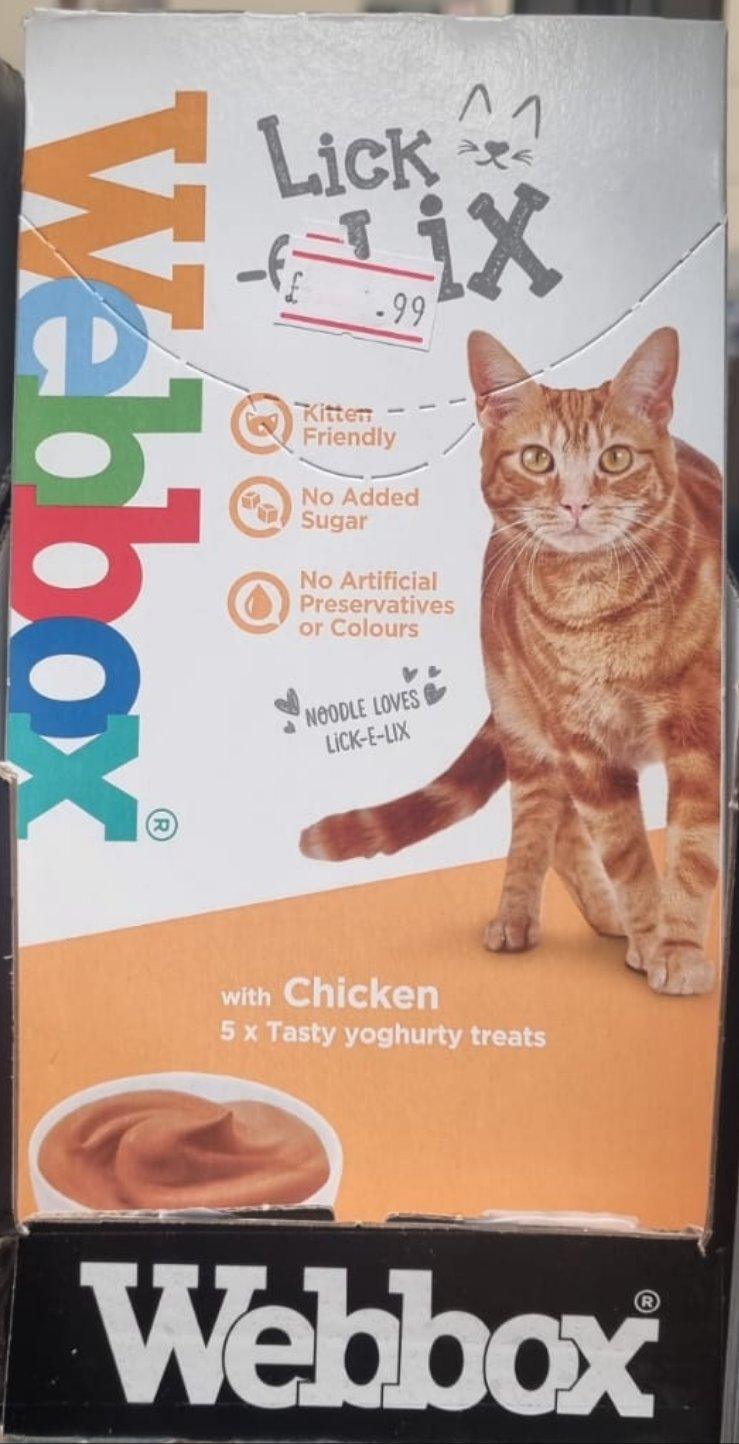 Webbox Cat Lick-e-lix (Various Flavours)