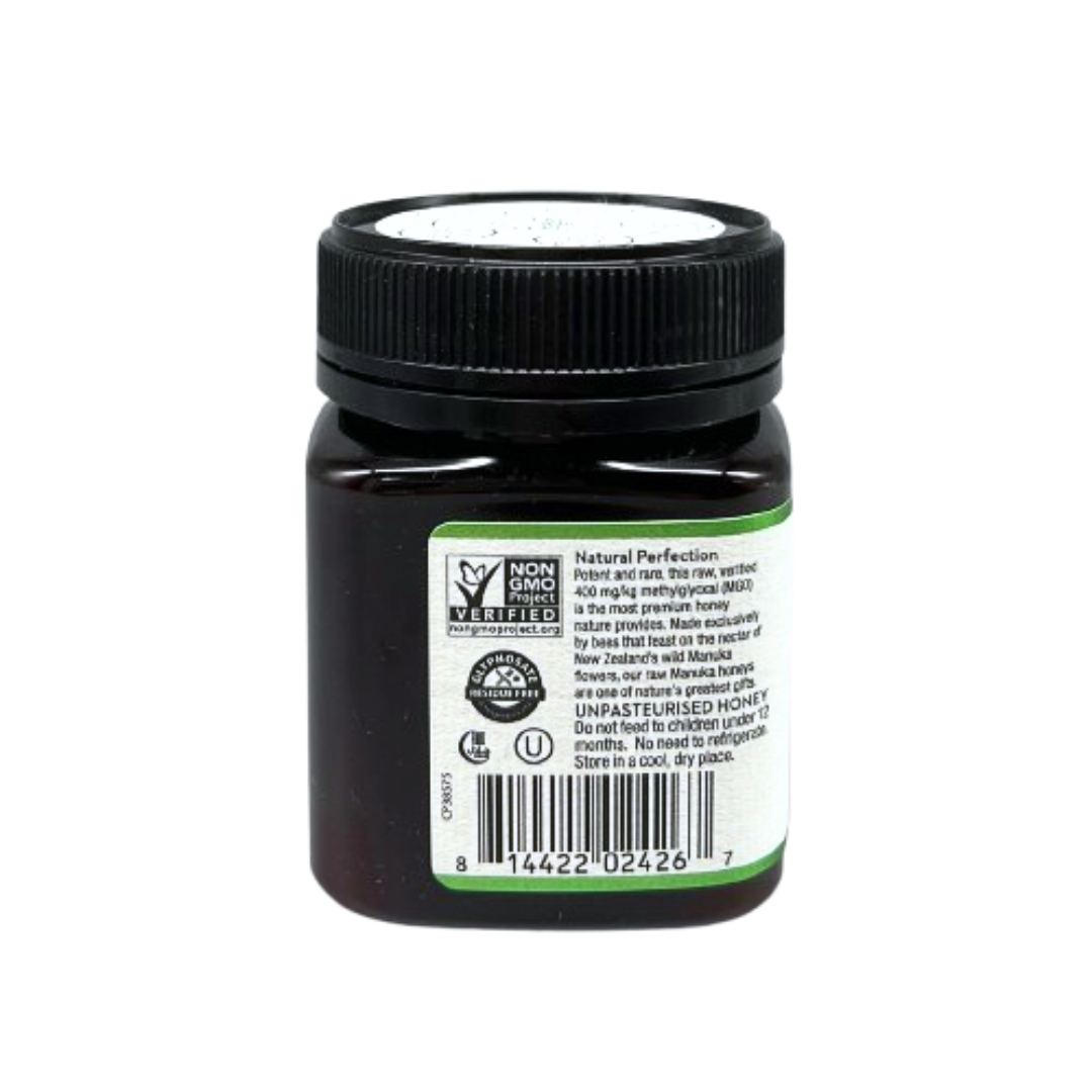 Wedderspoon High Potency Raw Manuka Honey 400 MGO 250g