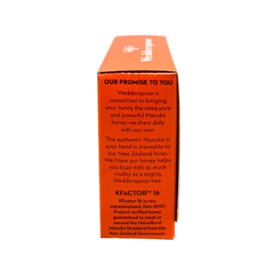 Wedderspoon Raw Manuka Honey Travel Sachets 24-Pack