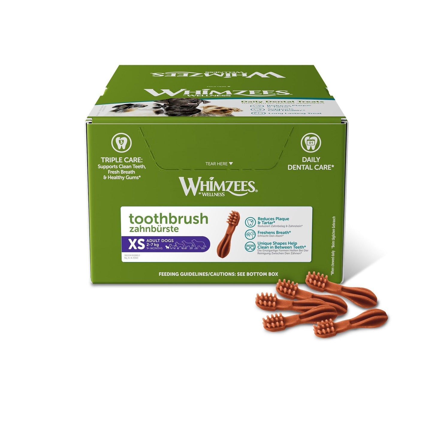 Whimzees Toothbrush XS 70mm