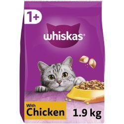 Whiskas 1+ Chicken Adult Dry Cat Food 7.6kg