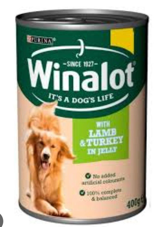 Winalot Lamb & Turkey In Jelly 12 Pack, 400g