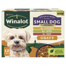 Winalot Pouch Small Dog Chunks in Gravy 48 Pack, 100g